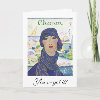 Charm: Du hast es got!: Mode Birthday Card Karte