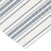 Charm Französischer Bauernhof Blau und Weiß Streif Großer Tischläufer (Ecke)