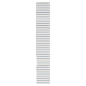 Charm Französischer Bauernhof Blau und Weiß Streif Großer Tischläufer (Vorderseite)