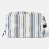 Charm Französischer Bauernhof Blau und Weiß Streif Waschbeutel (Rückseite)