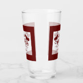 Charm Frohe Weihnachten und glückliche Neujahrsmon Glas (Links)