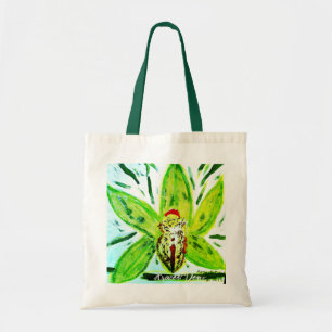 Charm Green Cymbidium Orchid Tragetasche