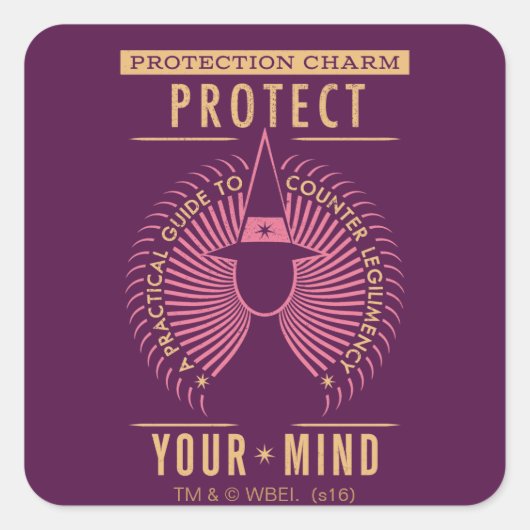 Charm Guidebook Quadratischer Aufkleber (Vorderseite)