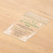 Charm Lace String Leuchten nach der GRILLEN Acryleinladungen (Ablage )