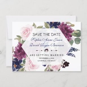 Charm Lavendel Lila Blumen Blühen Heiratsdatum Ank Save The Date