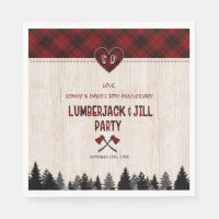 Charm LumberJack und Jill Wedding 30 Jahre