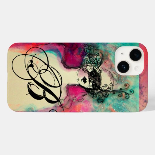 CHARM MONOGRAM Case-Mate iPhone HÜLLE (Rückseite (Horizontal))