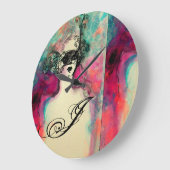 CHARM MONOGRAM GROßE WANDUHR (Winkel)