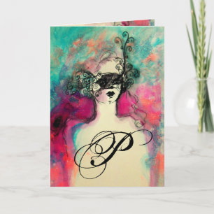 CHARM MONOGRAM / Happy Birthday Karte