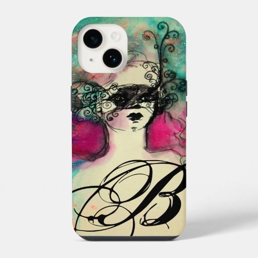 CHARM MONOGRAM iPhone HÜLLE (Rückseite)