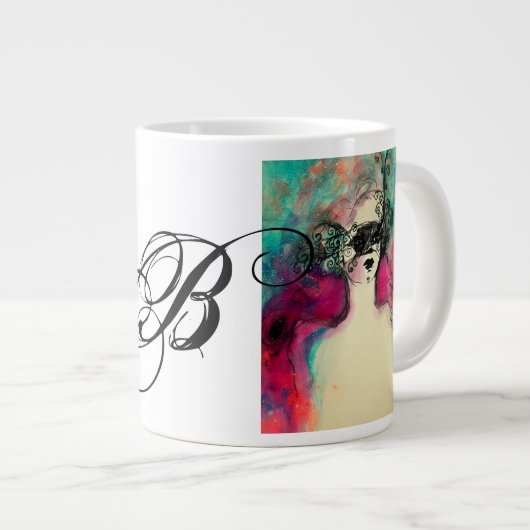 CHARM MONOGRAM Jumbo-Tasse (Vorderseite Rechts)