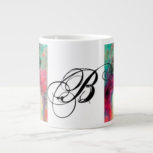 CHARM MONOGRAM Jumbo-Tasse (Vorderseite)
