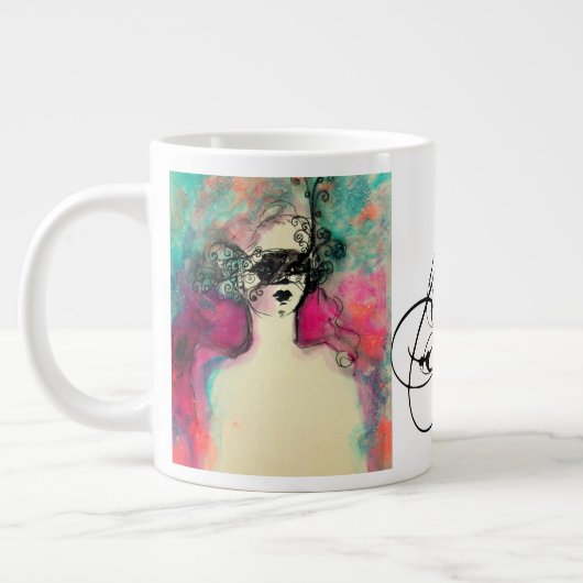 CHARM MONOGRAM Jumbo-Tasse (Links)