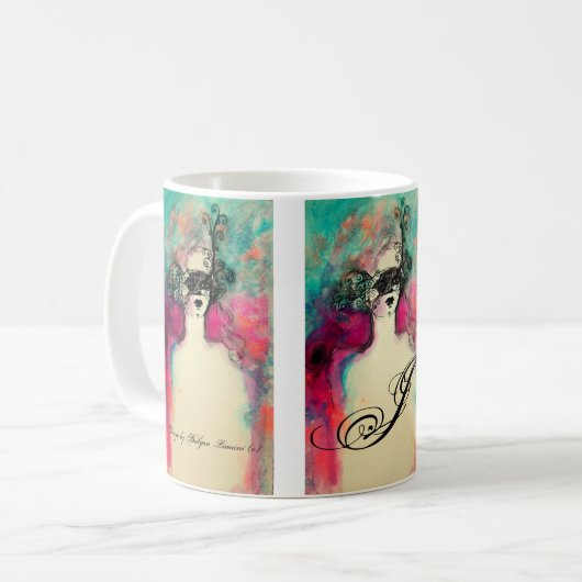 CHARM MONOGRAM KAFFEETASSE (Vorderseite Links)