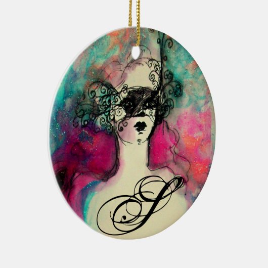 CHARM MONOGRAM KERAMIKORNAMENT (Rechts)