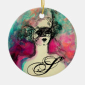 CHARM MONOGRAM KERAMIKORNAMENT (Vorne)