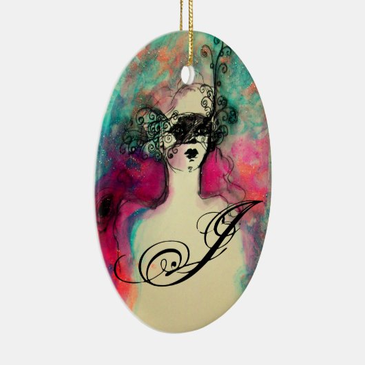 CHARM MONOGRAM KERAMIKORNAMENT (Rechts)