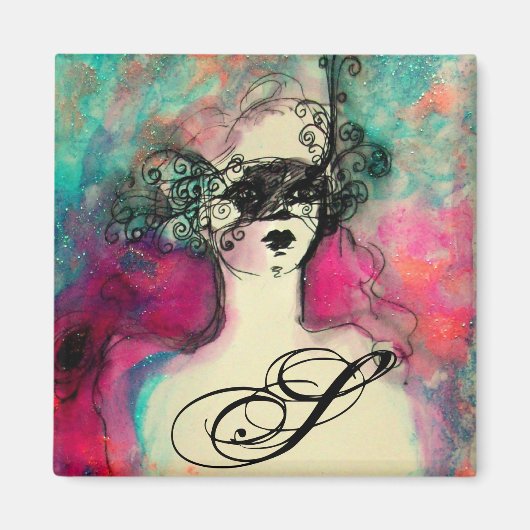 CHARM MONOGRAM MAGNET (Vorne)