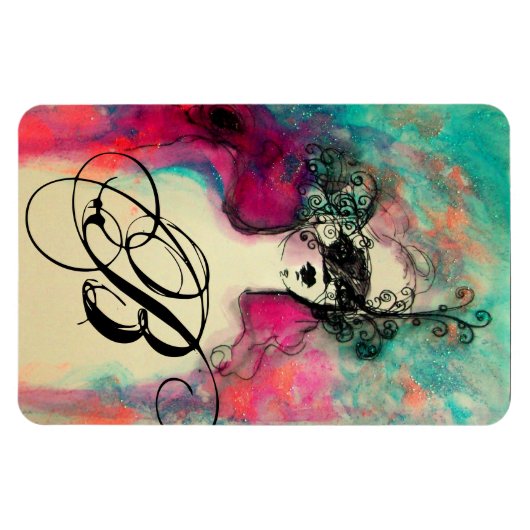 CHARM MONOGRAM MAGNET (Horizontal)