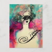 CHARM MONOGRAM POSTKARTE (Vorderseite)