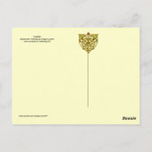 CHARM MONOGRAM POSTKARTE (Rückseite)