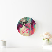 CHARM MONOGRAM RUNDE WANDUHR (Zuhause)