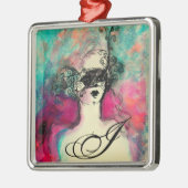 CHARM MONOGRAM SILBERNES ORNAMENT (Links)