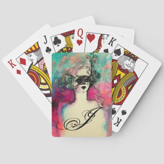 CHARM MONOGRAM SPIELKARTEN (Rückseite)