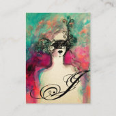 CHARM MONOGRAM VISITENKARTE (Rückseite)