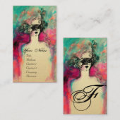 CHARM MONOGRAM VISITENKARTE (Vorne/Hinten)