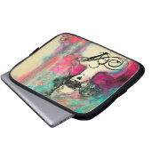 CHARM MONOGRAM von Bulgan Lumini Laptopschutzhülle (Vorne Knopf)