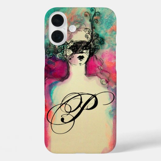 CHARM / MYSTERIOUS SCHÖNHEIT MONOGRAMM Case-Mate iPhone HÜLLE (Rückseite)