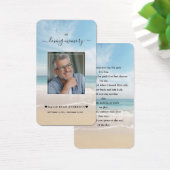 Charm Ocean Beach View Foto Beerdigung Gebet (Schreibtisch)