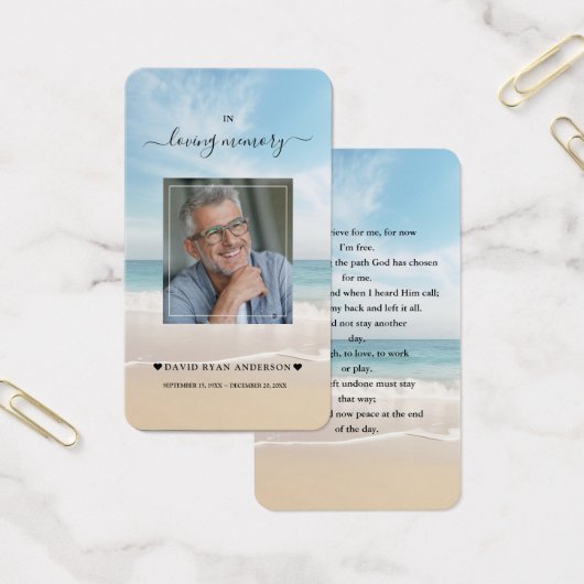 Charm Ocean Beach View Foto Beerdigung Gebet (Büro)