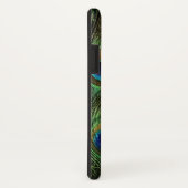 Charm Peacock Feathers Golden Custom Monogram Case-Mate iPhone Hülle (Hinten/Rechts)