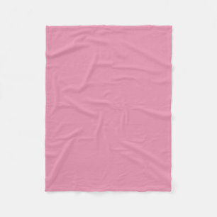 Charm Pink Upscale Solid Color Fleecedecke