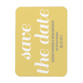 Charm Save the Date Magnet, Gelb Magnet (Vertikal)