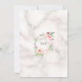 Charm Spring Garden Blume Bloom Wedding Einladung (Rückseite)