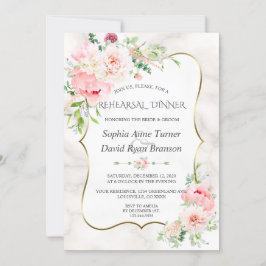 Charm Spring Garden Blumen Probe Abendessen Einladung