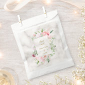 Charm Spring Watercolor Peonies Bloom Wedding Geschenktütchen (Ausgeschnitten)