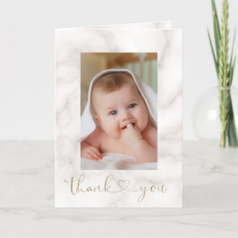 Charm White Blume Gold Cross Foto Christine Dankeskarte