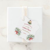 Charm Wir wünschen Ihnen einen frohen Weihnachtskr Geschenkanhänger (Beispiel)