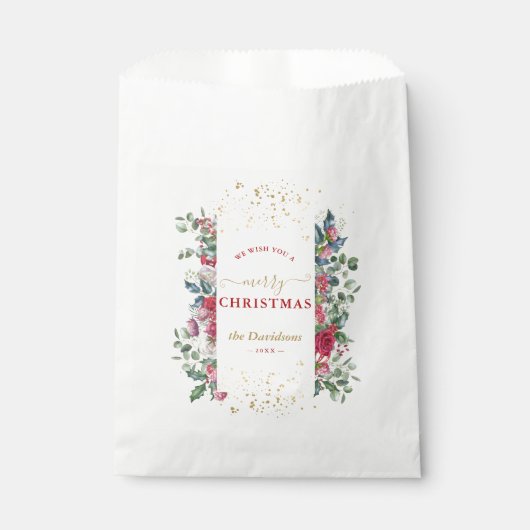 Charm Wir wünschen Ihnen einen frohen Weihnachtskr Geschenktütchen (Vorderseite)