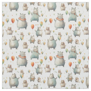 Charmant Chunky: Whimsy Hippo Stoff