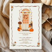 Charmante Ankündigung zur Herbsttür