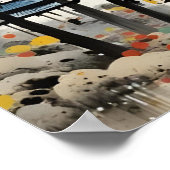 Charmante Aquarellhaus Print - Gemütliche Zuhause  Poster (Ecke)