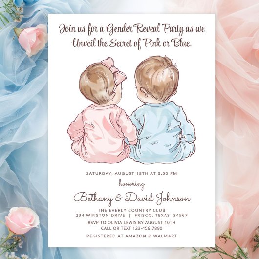 Charmante Babys im Pajamas-Party Einladung