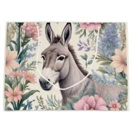 Charmante Blume von Donkey Pastel Große Geschenktüte