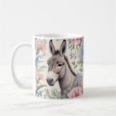 Charmante Blume von Donkey Pastel Kaffeetasse (Links)
