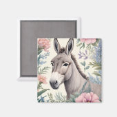 Charmante Blume von Donkey Pastel Magnet (Vorderseite/Rückseite)